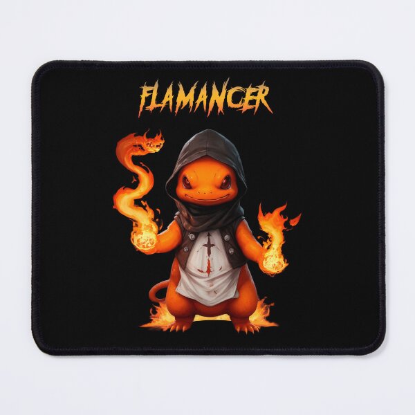 Item preview, Flamancer, the Pyromancer designed and sold by NecroMerch.
