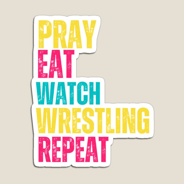 Item preview, Pray,eat,wrestling  designed and sold by Misael Valentin.