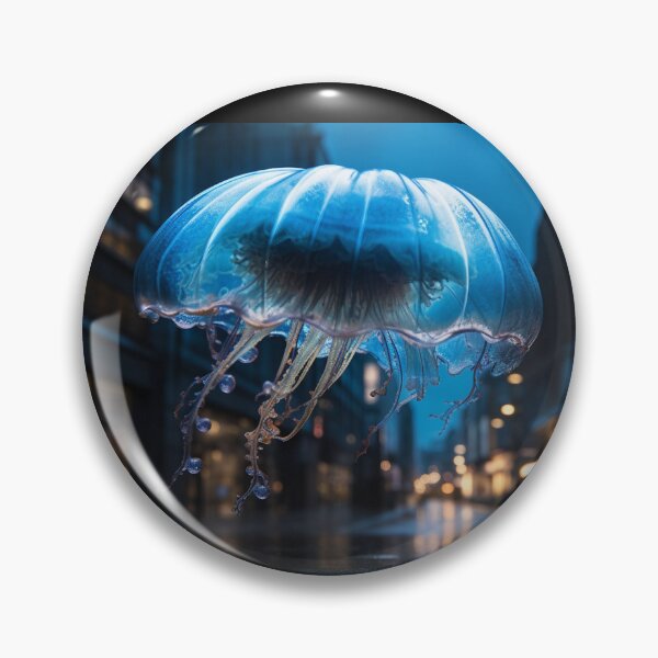 Item preview, Jellyfish explores the city designed and sold by Imthenats Photography and Art.