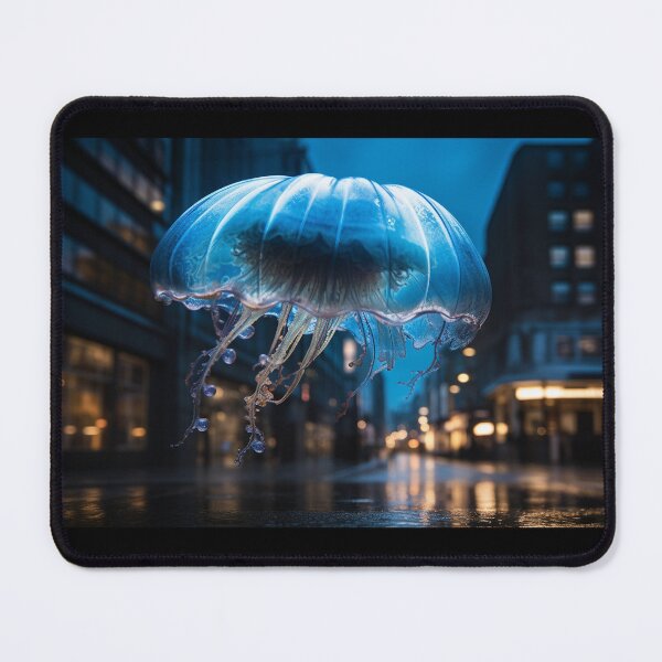 Item preview, Jellyfish explores the city designed and sold by Imthenats Photography and Art.
