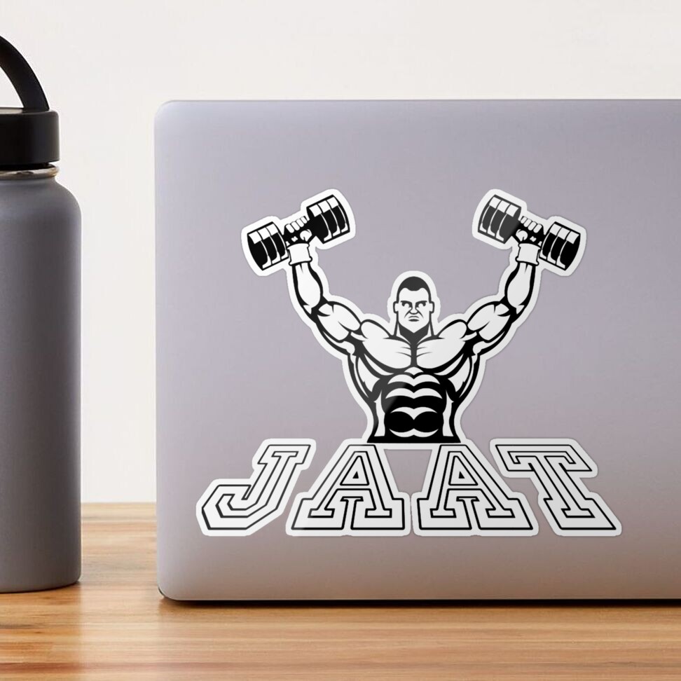 Gym Flex Sticker by Zhot Shop