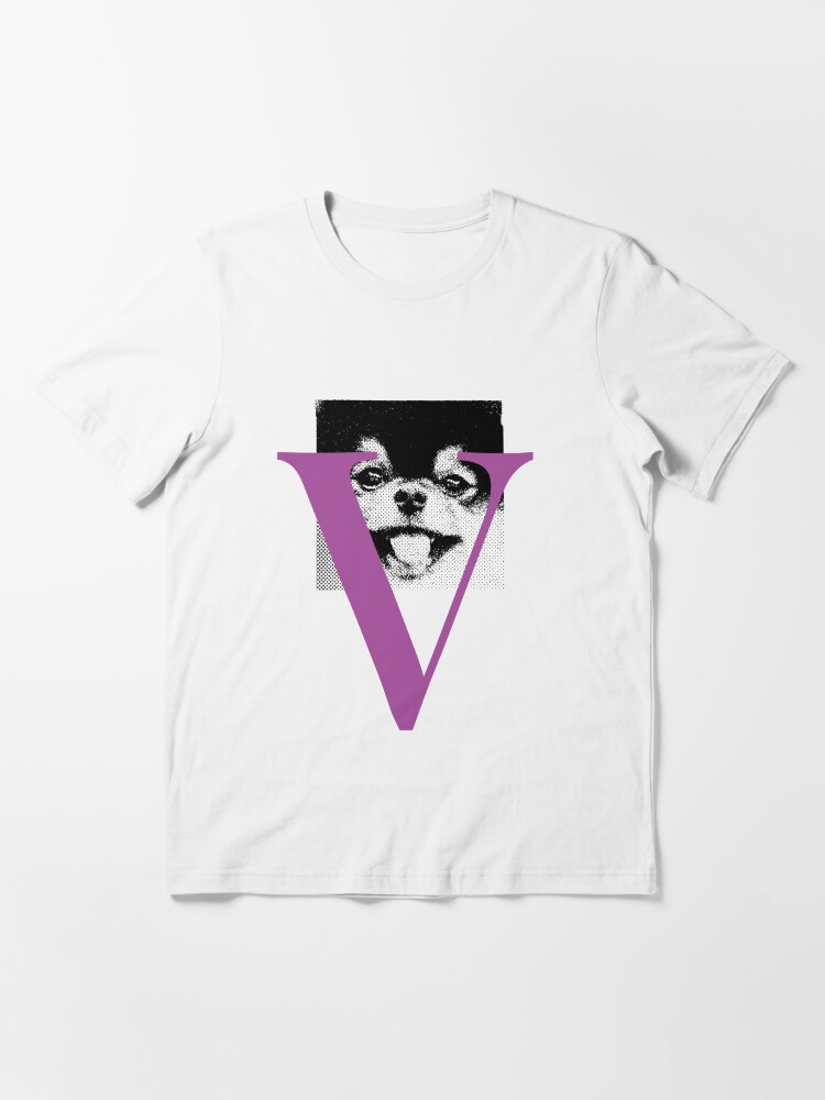 BTS V Layover, BTS Taehyung Layover, Yeontan, love me again, black and  white/ purple V | Essential T-Shirt