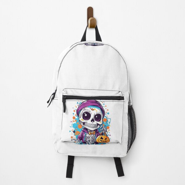 Item preview, Ghoulish Grabs: Skeleton with Pumpkin Bag Collection designed and sold by irosh madushan.