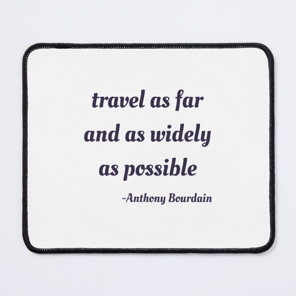 Item preview, Travel - Anthony Bourdain Classic  designed and sold by CartabanShop.