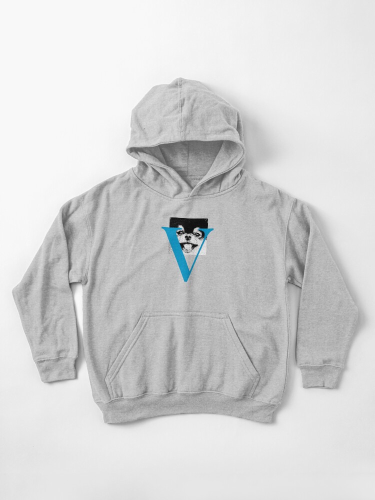 Taehyung black and white hoodie top