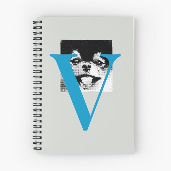 Item preview, BTS V Layover,  BTS Taehyung Layover, Yeontan, love me again, black and white/ blue V designed and sold by SoloAutenica.