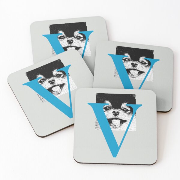Item preview, BTS V Layover,  BTS Taehyung Layover, Yeontan, love me again, black and white/ blue V designed and sold by SoloAutenica.