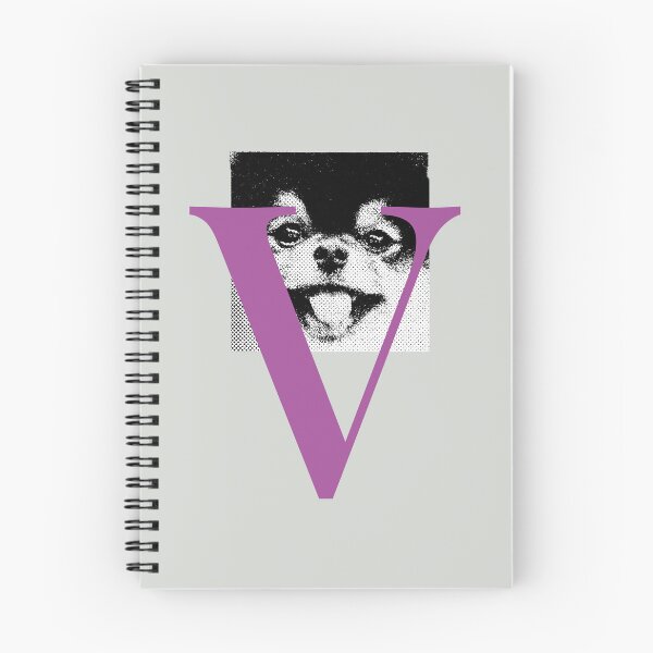 Item preview, BTS V Layover,  BTS Taehyung Layover, Yeontan, love me again, black and white/ purple V designed and sold by SoloAutenica.