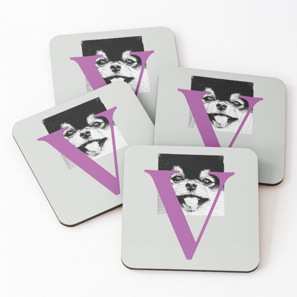 Item preview, BTS V Layover,  BTS Taehyung Layover, Yeontan, love me again, black and white/ purple V designed and sold by SoloAutenica.