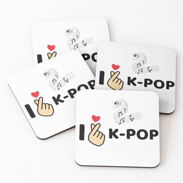 Item preview,  I Love K-Pop with Happy Music Notes. designed and sold by HappyLife4U.