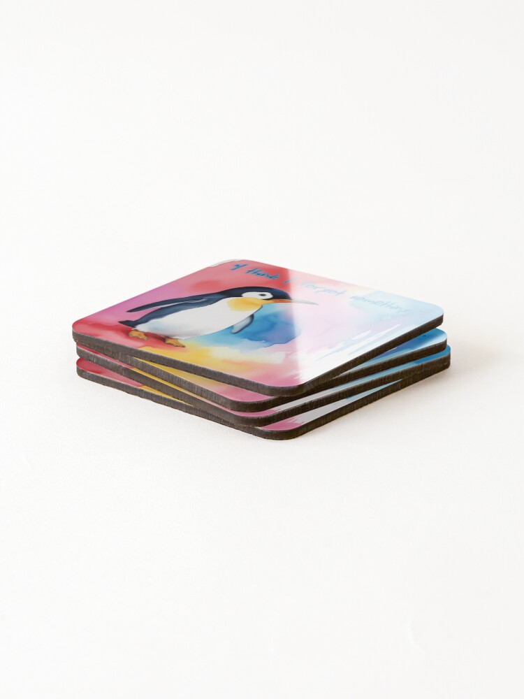 Thumbnail 4 of 5, Coasters (Set of 4), Forgetful designed and sold by RandomImagez.