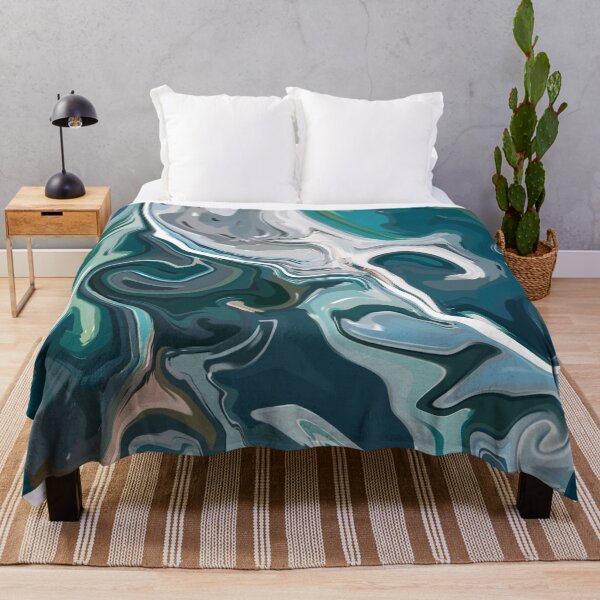 Item preview, Moody Ocean Seas Abstract designed and sold by slimbirdy.