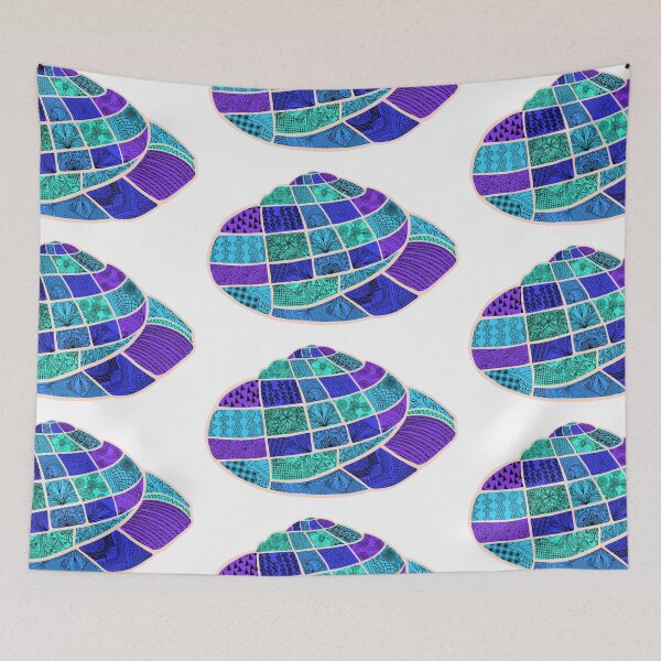 Item preview, Blue Turban Shell designed and sold by CarrieBrose.