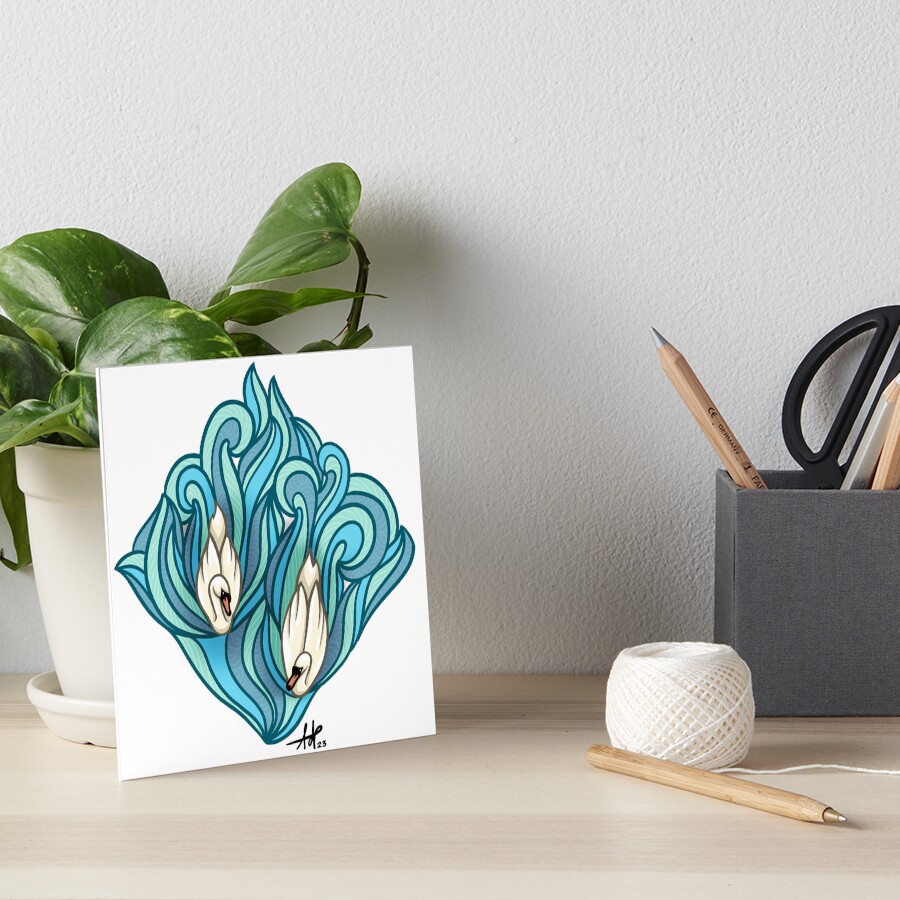 Item preview, Art Board Print designed and sold by smoothfoxill.