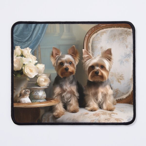 Item preview, Neoclassical Yorkies in the Living Room designed and sold by furrypixels.