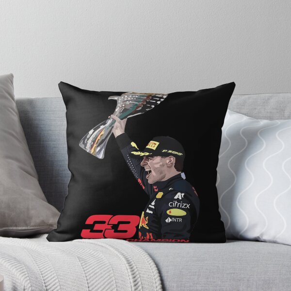 Item preview, Verstappen Celebrating Dubai Gp 2021 World Champion With Trophy designed and sold by LuxuryDimdums.