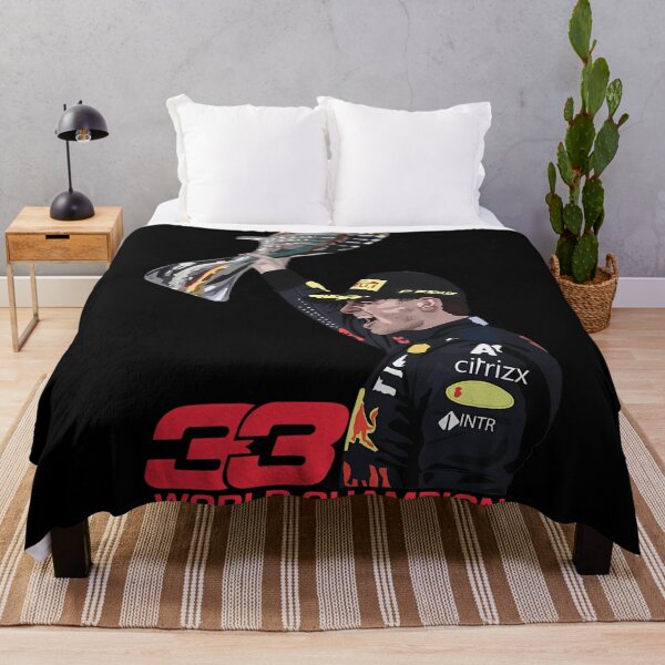 Item preview, Verstappen Celebrating Dubai Gp 2021 World Champion With Trophy designed and sold by LuxuryDimdums.