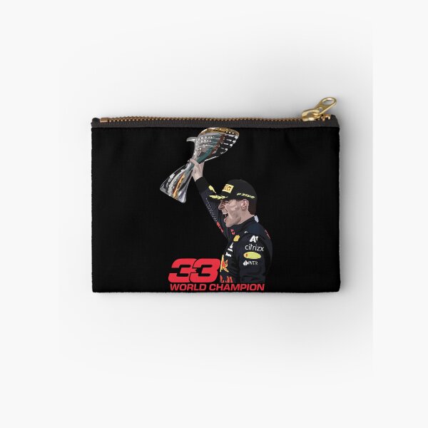 Item preview, Verstappen Celebrating Dubai Gp 2021 World Champion With Trophy designed and sold by LuxuryDimdums.