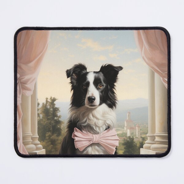 Item preview, Border Collie Bridgerton Neoclassical Portrait designed and sold by furrypixels.