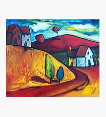 MORNING SUN ON THE HILL Photographic Print