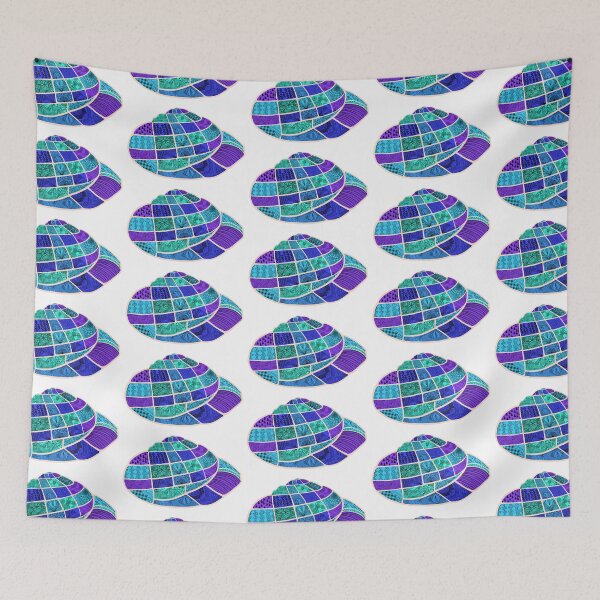 Item preview, Blue Turban Shell Pattern designed and sold by CarrieBrose.