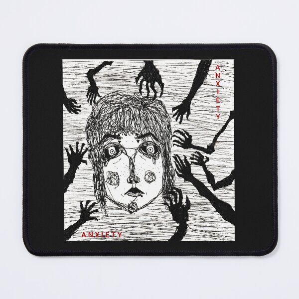 Item preview, Anxiety vent art emo gothic alt doodle girl designed and sold by Ramblngz-of-a-lunatic .