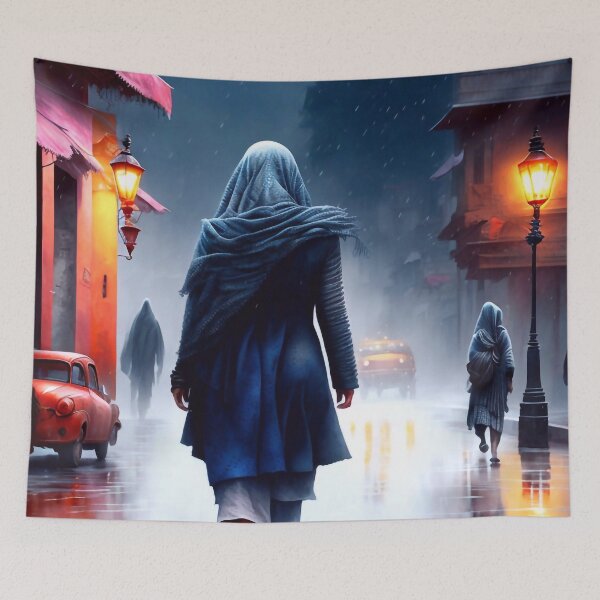 Item preview, Street in India designed and sold by M-Y-A-R-T-.