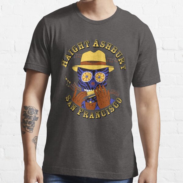 Sugar Skull Haight Ashbury by Steve Lafler Essential T-Shirt