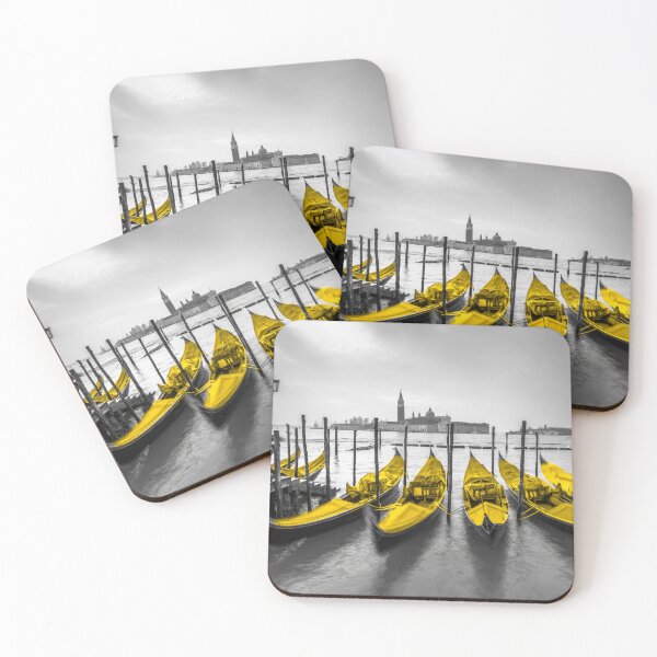 Item preview, Gondolas moored along the canal designed and sold by assaf.