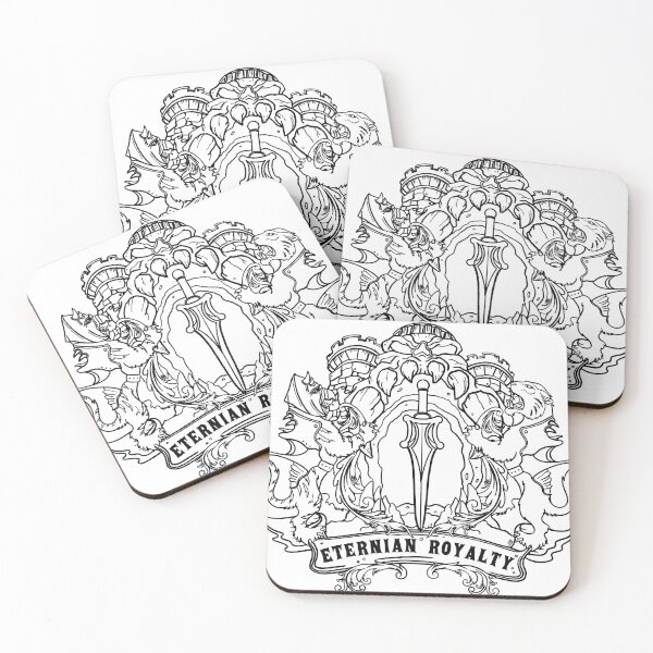 Item preview, Black & White Eternian Royalty Crest designed and sold by EternianRoyalty.
