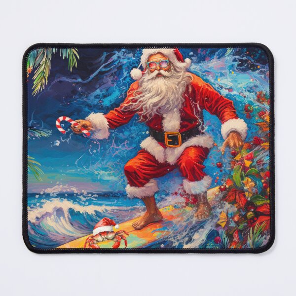 Item preview, Surfs Up Santa designed and sold by Catriona Crehan.