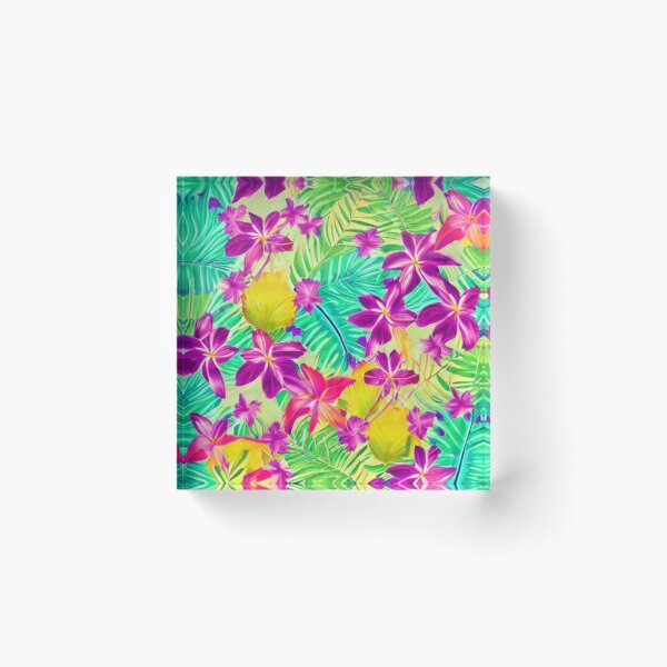 Item preview, Abstract Tropical Floral Pattern designed and sold by calibrit.