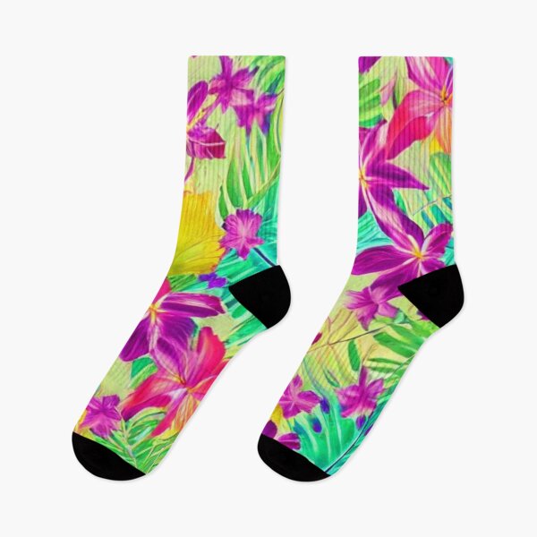 Item preview, Abstract Tropical Floral Pattern designed and sold by calibrit.