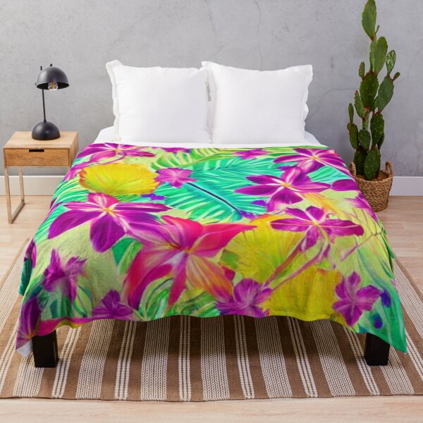 Item preview, Abstract Tropical Floral Pattern designed and sold by calibrit.