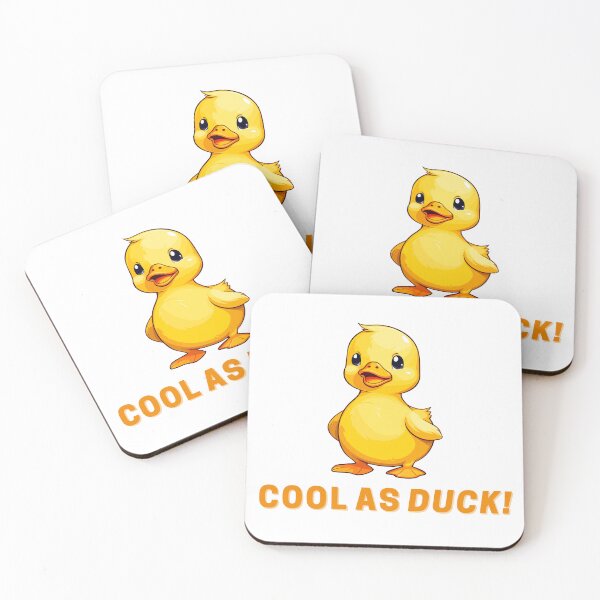Artikelvorschau, Cool as Duck - Gelbes Entlein (Hell) entworfen und verkauft von DavidsDucks.