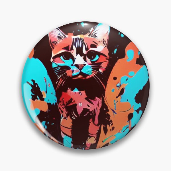 Item preview, Cute colorful cat cats 20 designed and sold by RedWolfDisigne.