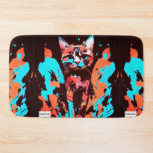 Item preview, Cute colorful cat cats 20 designed and sold by RedWolfDisigne.