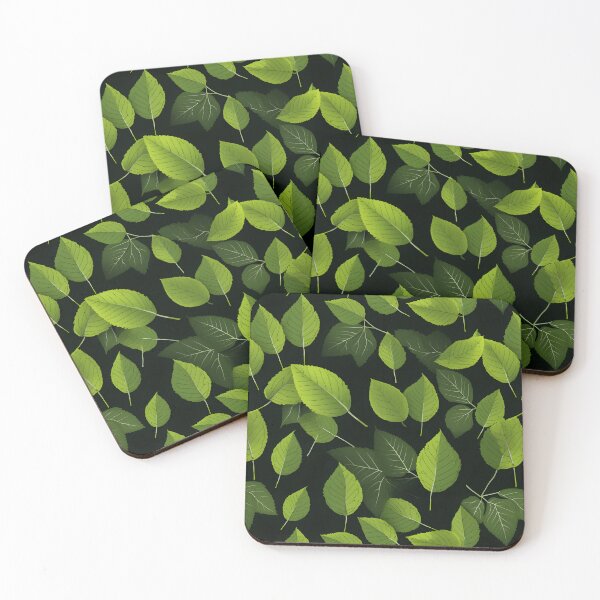 Item preview, Green Leaves Pattern 6 designed and sold by DigitalPatternx.