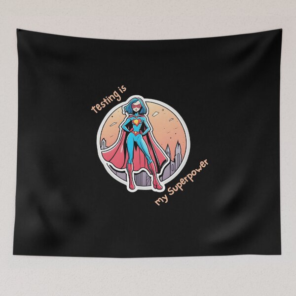 Item preview, Testing is my superpower designed and sold by soloveyko.