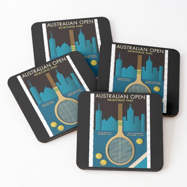 Item preview, Australian OPEN - Melbourne Tennis Poster	 designed and sold by dinnakelby.