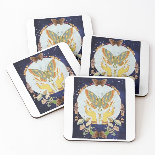 Item preview, Moth Night Mushroom Frame designed and sold by Shipwright-Duck.
