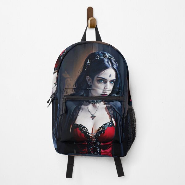 Item preview, Gothic Vampire Woman Art Print designed and sold by Stoneheim.