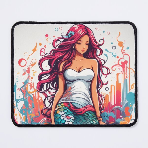 Item preview, Sirenas Street Red Mermaid designed and sold by SirenasWorld.