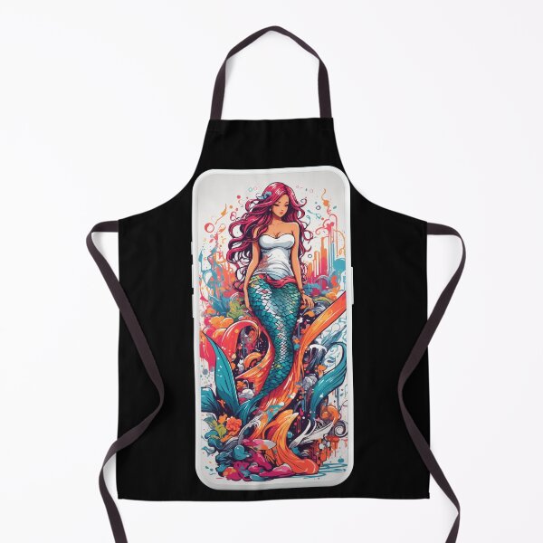 Item preview, Sirenas Street Red Mermaid designed and sold by SirenasWorld.