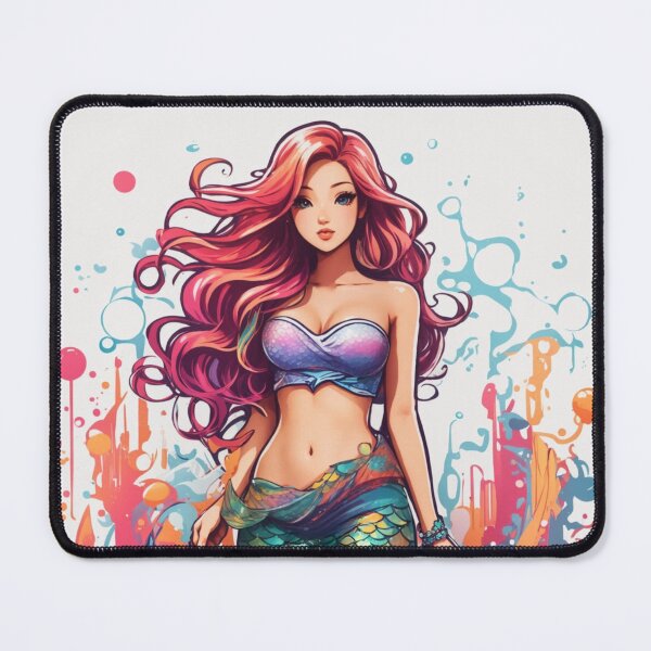 Item preview, Red Splash Mermaid designed and sold by SirenasWorld.