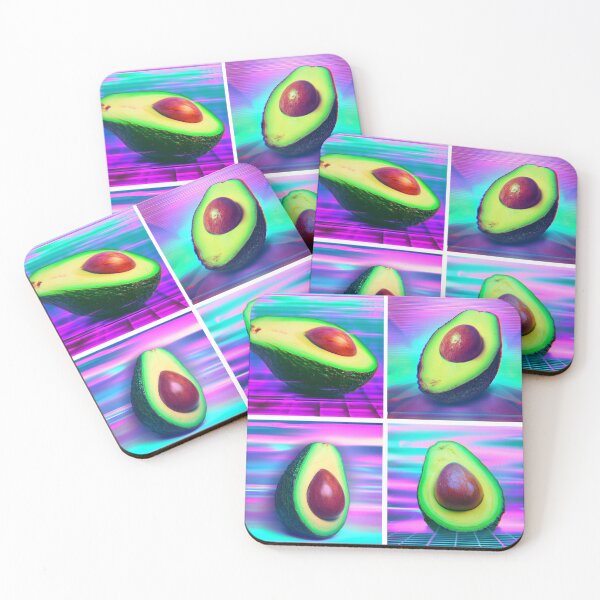 Artikelvorschau, Vaporwave-Avocados entworfen und verkauft von The Cool   Store.