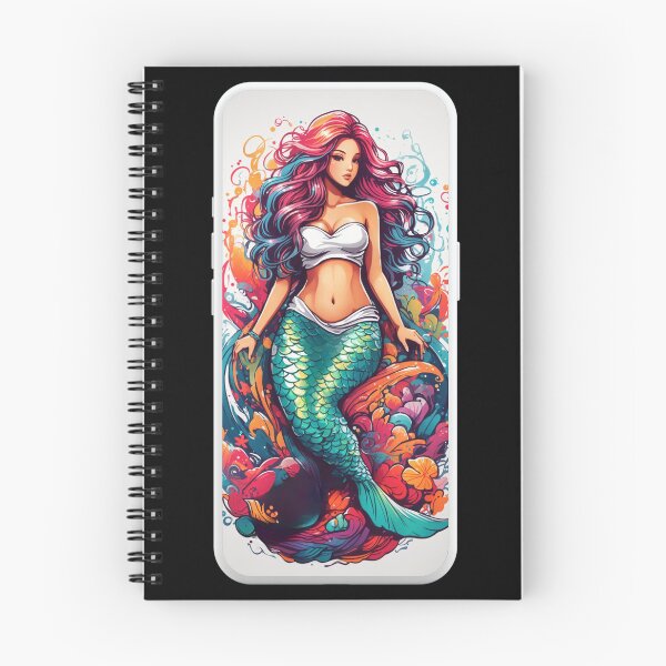 Item preview, Paint Swirls Mermaid designed and sold by SirenasWorld.