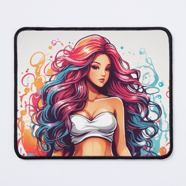 Item preview, Paint Swirls Mermaid designed and sold by SirenasWorld.