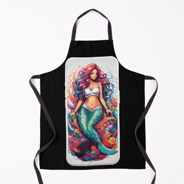 Item preview, Paint Swirls Mermaid designed and sold by SirenasWorld.