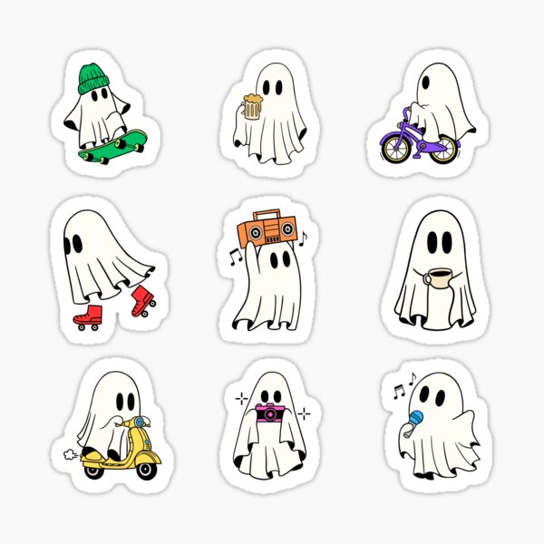 Item preview, Cute Ghost Halloween designed and sold by catSlave-Art.